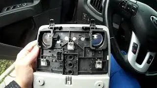 Установка  Ламп в салон KIA SPORTAGE 3 c ALLIEXPRESS.