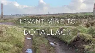 Off-road Levant Mine to Botallack Mine. Series III Land Rover.