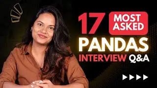 17 Most Asked Pandas Interview Questions & Answers | Python Pandas Interview Questions 2024