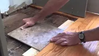 How to Make Tile Flush with Hardwood Floor