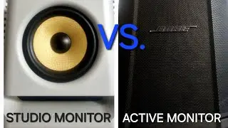 StudioMonitor KRK R7W vs ActiveMonitor BOSE S1 PRO