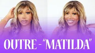 Outre Melted Hairline Glueless HD Lace Front Wig - MATILDA - Pre-Styled Bangs |EBONYLINE.COM