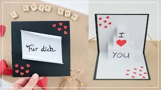 How to make a pop-up greeting card “I Love You” | DIY gift idea for Valentine's Day or Mother's Day