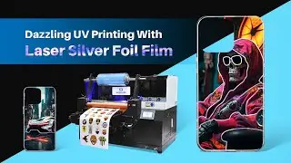 Delicate UV Printing With Laser Silver Foil Film I Hot Stamping Foil Film