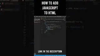 Add JavaScript to an HTML file - JavaScript Tutorial for Beginners 2022