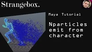 Maya Nparticles emitting from character tutorial.