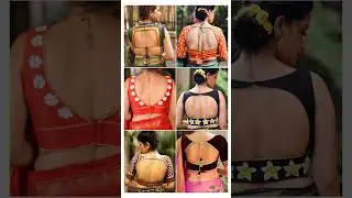 Most Beautiful Back Neck Blouse Designs || New Model Blouse Designs