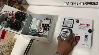 Timer connection with Submersible Pump starter