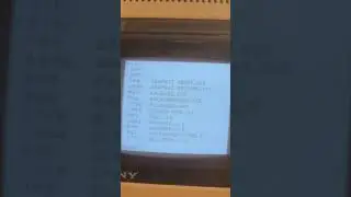 TRS-80 MC-10 and Vintage Sony Portable T.V. : Plaszix V2 Demo 