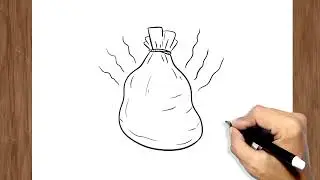 How to Draw Rubbish Bag