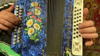 Разбор баба с косою на гармони