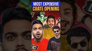 MOST EXPENSIVE CRATE OPENING😱  ft SNAX & JOKER | #shorts #bgmi #8bitmamba