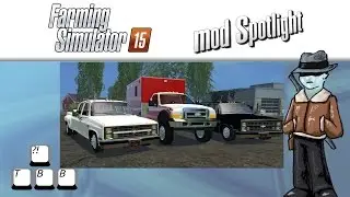 Farming Simulator 15 Mod Spotlight - Chevy Trucks and an Ambulance