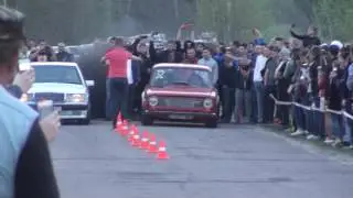 ВАЗ 2101 Turbo (Sleeper) vs Mercedes 190 Diesel [Открытие сезона 2017]