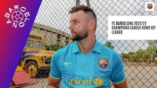 FC BARCELONA || CHAMPIONS LEAGUE ||  HOME KIT ||  21/22 LEAKED 💬