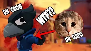 ¿POR QUÉ CROW TIENE UN GATO EN LA ESPALDA? | BRAWL STARS
