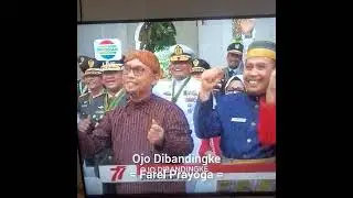 Ojo Dibandingke oleh Farel Prayoga di acara Peringatan HUT RI ke 77
