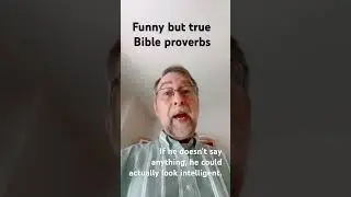 Bible advice to fools