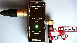 How to record Guitar and Bass without amp - MATCHBOX D.I. Demo