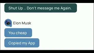 Fight between Elon Musk and Mark Zuckerberg | It's fan made chat #twitter #threads