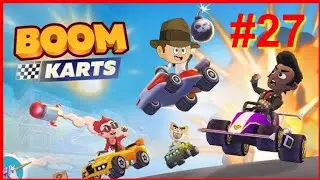 BOOM KARTS - Gameplay 27 - League Race - Moai Mountain