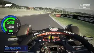 Max Verstappen's RB18 around the Red Bull Ring | 