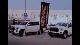 GMC Trucks Gathering in Mawater City Doha Qatar تجمع سيارات جروب جي ام سي قطر مدينة مواتر الدوحه قطر