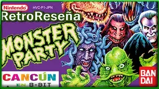 MONSTER PARTY NES Retro Reseña Review Español Latino