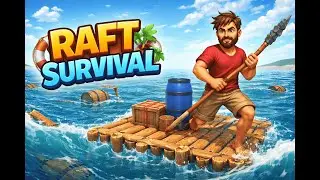 Raft Survival Mobile Gameplay | From Trash to Survival