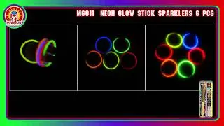 M6011 NEON GLOW STICK SPARKLERS