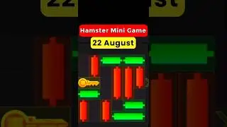 Hamster kombat mini game today | Hamster kombat mini game key | 22 August hamster kombat new key