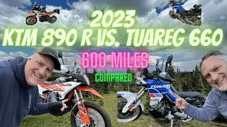 2023 KTM 890 R vs  Tuareg 660