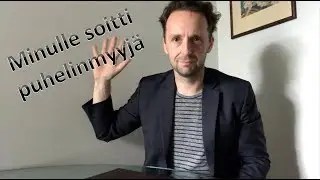 Minulle soitti puhelinmyyjä ja tein siitä analyysin sinua varten.