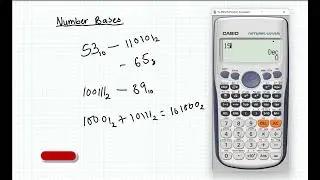 Using the calculator to convert number bases