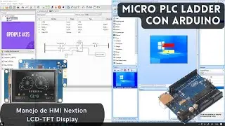 ⚡ OpenPLC Cap_25 Arduino Extensión de OpenPLC - Nextion LCD-TFT HMI Display