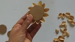 Pista shells flower/ Pista shells craft
