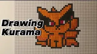 Pixel art Kurama/Drawing Kurama#pixelart