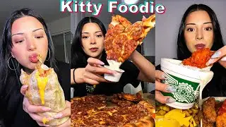 *1 HOUR* KITTY FOODIE FOOD ASMR SHORTS #1 | Kittyfoodie Asmr TikToks