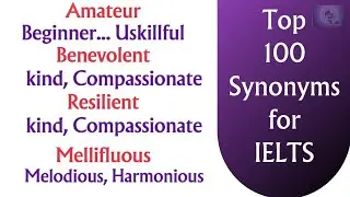 Most Commonly Used Words with Synonyms in IELTS Writing Task 2