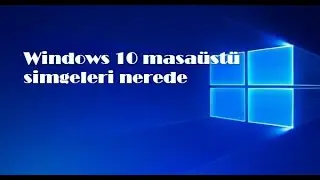 Bringing My Computer Icon to the Desktop in Windows 10