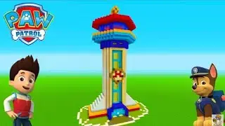 Штаб Щенячего Патруля в Minecraft PE