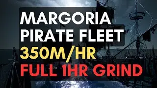 Margoria Pirate Fleet Full Grind Video | 350m per hr | RAW no edit | Black Desert Online