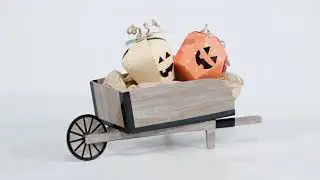 BONUS PROJECT: Paper Pumpkin Wheelbarrow September 2021