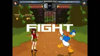 (MUGEN) Satsukong(Me) Vs Donald Duck (AI Patch by DaMarioMemer)