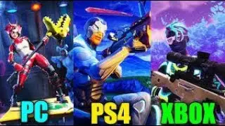 PC vs PS4 vs XBOX - Fortnite Battle Royale !