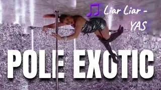 Танец в серебре 🪩 | Liar Liar - YAS | #ExoticPoleDance