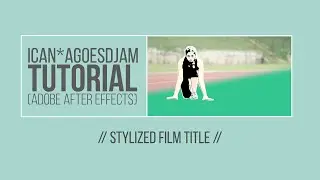 Efek Kartun STYLIZED FILM TITLE | Tutorial After Effects