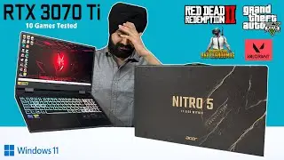 Acer Nitro 5 2023 - RTX 3070 Ti - 10 Games Tested - Unboxing & Review 🥲