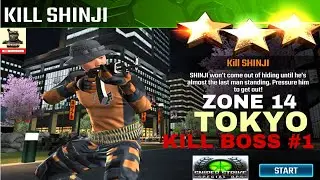 Campaign Zone 14 Tokyo Kill Shinji sniper strike  : special ops ( iOS & Android )