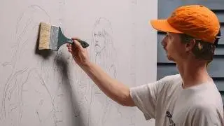 Starting My Biggest Painting on the Most Expensive Canvas In the World! - (Part 1)